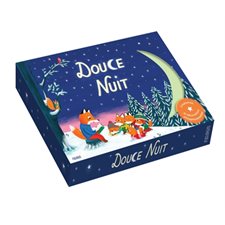 Douce nuit : Un album proposant trois histoires à lire le soir, accompagné de dix décorations phosphorescentes à coller dans la chambre de l'enfant.