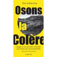 Osons la colère : éloge d'une émotion interdite par temps de crise planétaire
