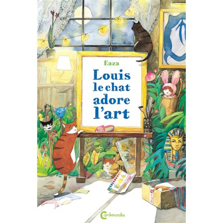 Louis le chat adore l'art : Couverture rigide