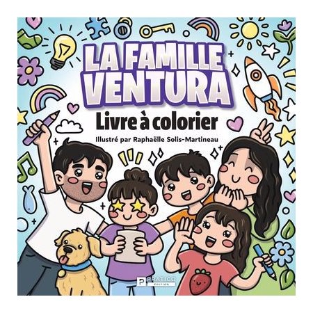 La famille Ventura : Livre à colorier