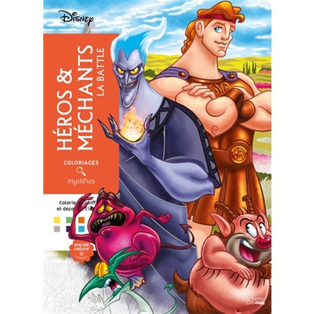 Héros & Méchants, la battle : Coloriages mystères Disney