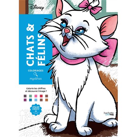 Chats & félins : Coloriages mystères Disney