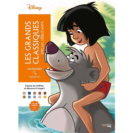 Les grands classiques : Spécial débutants : Coloriages mystères Disney