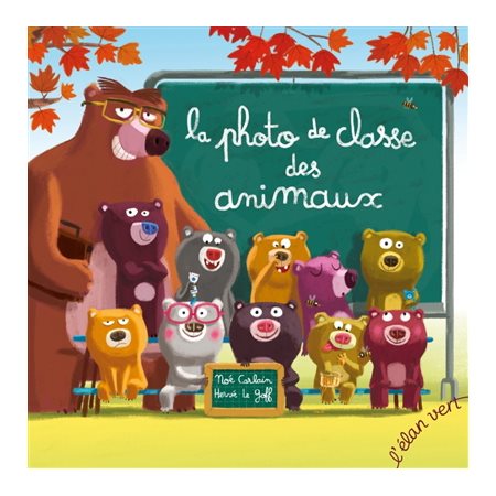 La photo de classe des animaux