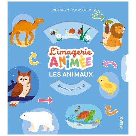 Les animaux : L'imagerie animée : Livre cartonné