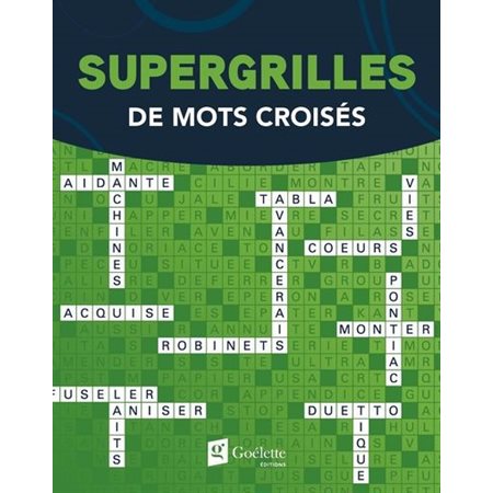 Supergrilles de mots croisés : Supergrilles