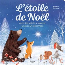 L'étoile de Noël : Avec des volets à soulever jusqu'au 24 décembre : Livre cartonné