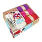 Coffret : Champy crochet : Do it yourself : 4 pelotes de fil chenille; 6 yeux kawaii; 3 porte-clés; 1 aiguille; 1 crochet; ouate de rembourrage + 1 livre