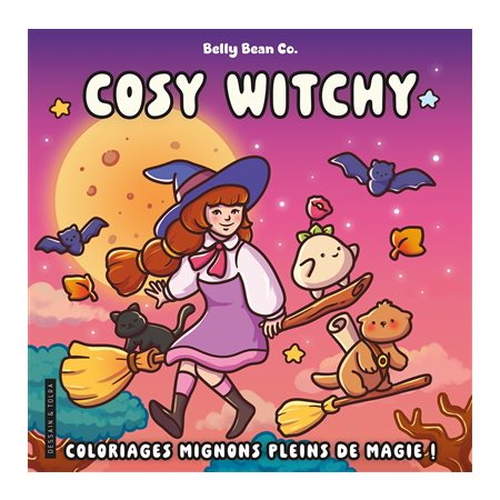 Cosy witchy : Coloriages mignons pleins de magie ! : Les coloriages cosy