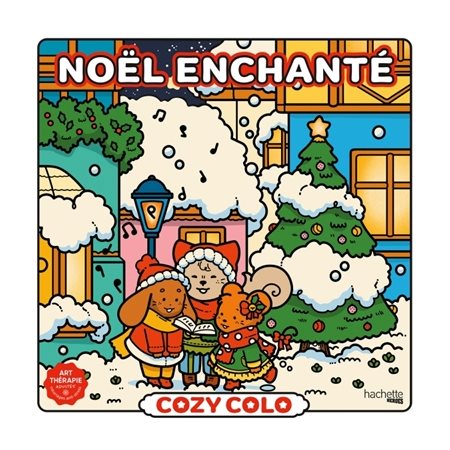 Cozy Noël enchanté : Les coloriages cosy