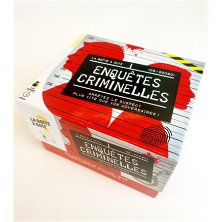 La boîte Enquêtes criminelles : Arrêtez le suspect plus vite que vos adversaires !