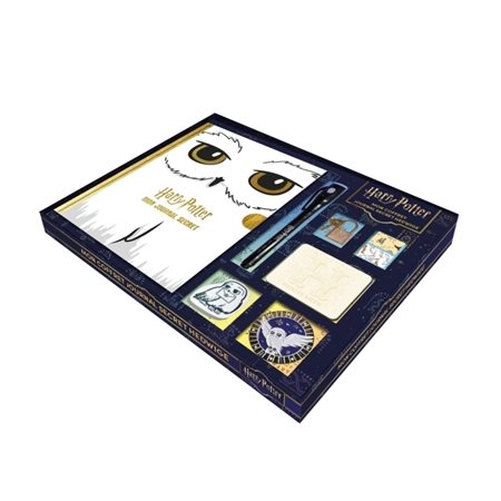 Harry Potter : Mon coffret Hedwige journal intime et papeterie : Edition 2025 : 1 gomme + 1 porte-clé Hedwige, 2 masking tapes décoratifs, 1 mini bloc-pelable, etc.