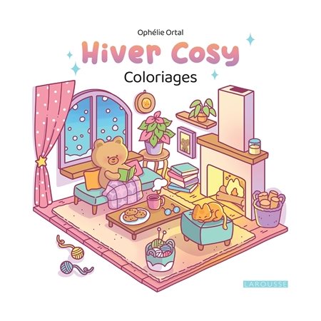 Hiver Cozy : Coloriages