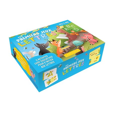 Mes premiers jeux de lettres : 5 activités ludo-éducatives pour s'initier aux lettres : Dès 3 ans : Larousse primaire