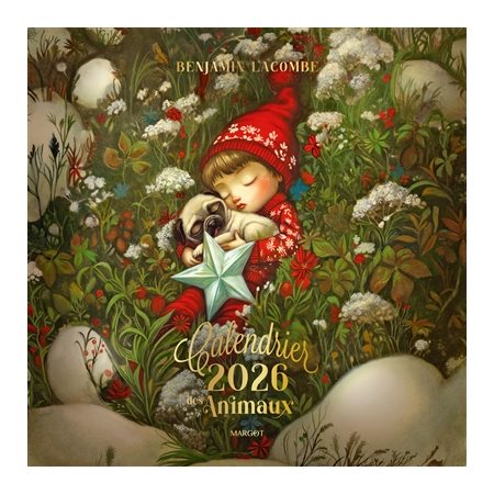 Le calendrier des animaux 2026 : Benjamin Lacombe