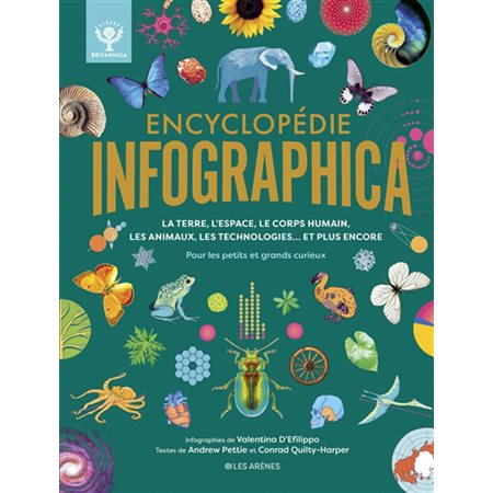 Encyclopédie infographica : La Terre, l'espace, le corps humain, les animaux, les technologies ... et plus encore : Pour les petits et grands curieux