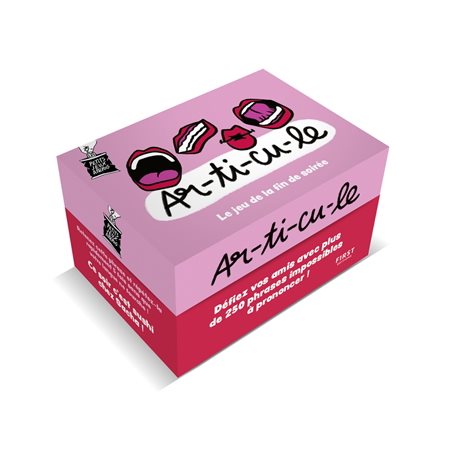Ar-ti-cu-le (3e ed) : Petit apéro : Le jeu de la fin de soirée : Défiez vos amis avec plus de 250 phrases impossibles à prononcer !