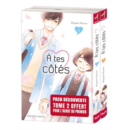 A tes côtés : Pack découverte tomes 01 & 02 : Manga : ADO : SHOJO