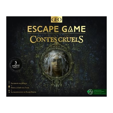 Escape Game Contes cruels : Rejouable; 3 à 8 joueurs; À partir de 14 ans