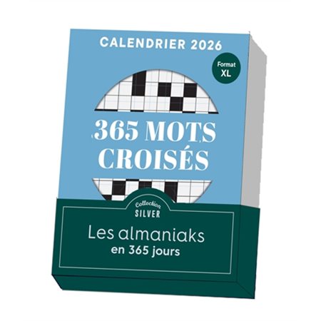 365 mots croisés : Calendrier 2026 : Collection Silver