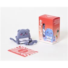 Les amis grigris : Tu es tentaculaire ! : Coffret : Un coffret comprenant un amigurumi poulpe en guise de porte-bonheur, accompagné d'un message positif, ainsi qu'un petit livre de conseils bien-être.