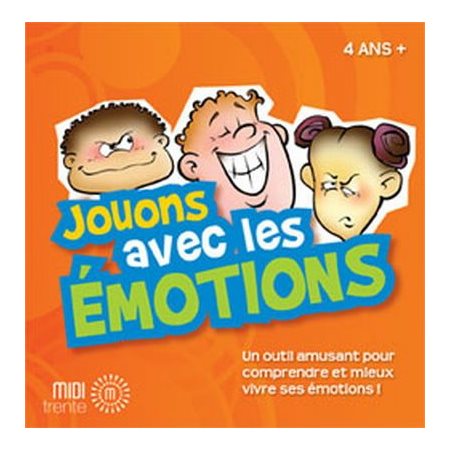 Cartes : Jouons avec les émotions : Dès 5 ans : Cartes psychopédagogiques pour comprendre et mieux vivre les émotions