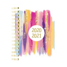 Agenda hebdomadaire  /  mensuel Stardust (2020-2021) rose, mauve, or