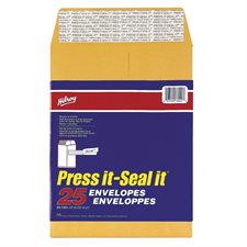 Enveloppe kraft Press-it Seal-it® 9 x 12 po. (25)