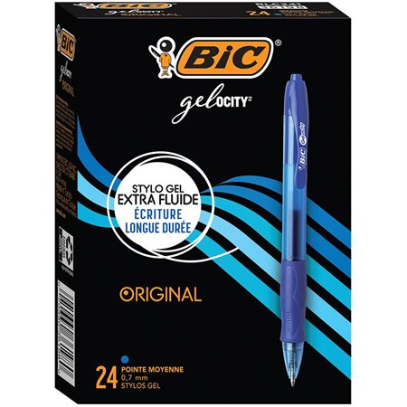 Stylos à bille roulante rétractable Gel-Ocity™ Original bleu