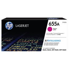 Cartouche de toner HP 655A magenta