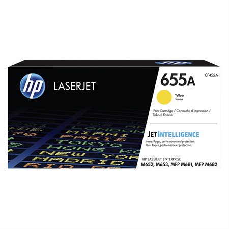 Cartouche de toner HP 655A jaune