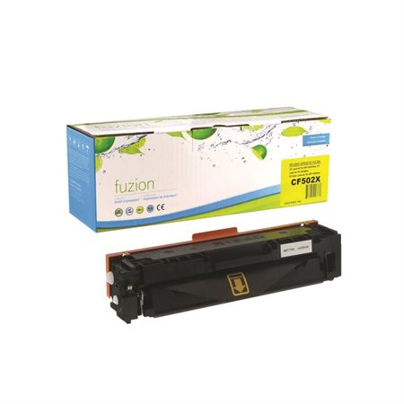 Cartouche de toner à haut rendement compatible (Alternative à HP 202X) Rendement jusqu'à 2500 pages jaune