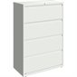 Classeur latéral 4 tiroirs. 36 x 19 x 52-1 / 2 po. H. 174 lbs. blanc