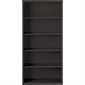 Bibliothèque de la série Fortress 5 étagères - 72 po H noir