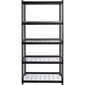 Étagère métallique 5 tablettes 36 x 18 x 72 po. H.
