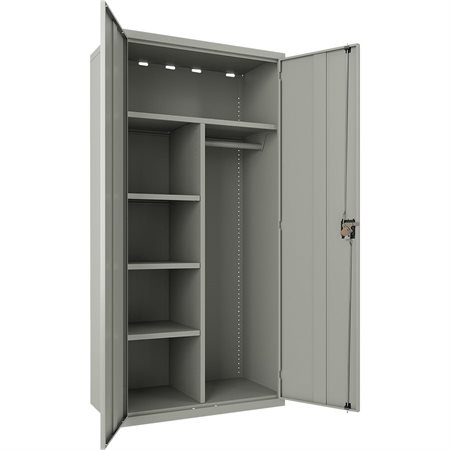 Armoire vestiaire -pendrie de la série Fortress gris pâle