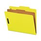Chemises de classement avec fixateurs Format lettre, 1 diviseur jaune