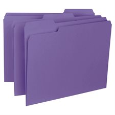 Chemises intérieures Format lettre violet