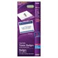 Insignes d'identification avec pince 2-1 / 4 x 3-1 / 2 po pqt 24