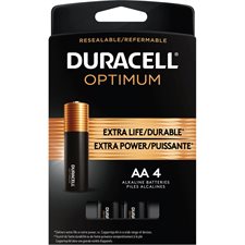 Piles Alcalines Optimum 4 x AA