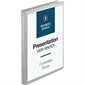 Reliure de présentation professionnelle 1 / 2 po blanc