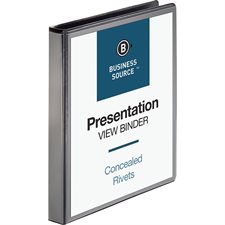 Reliure de présentation professionnelle 1 po noir
