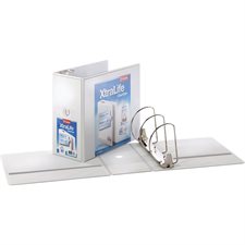 Reliure XtraLife® ClearVue® Locking Slant-D® 6 po blanc