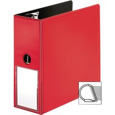 Reliure robuste 5 po rouge