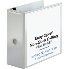 Reliure de présentation robuste Easy Open™ 5 po blanc