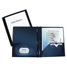 Couverture de présentation personnalisable bleu foncé
