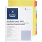 Intercalaires avec insertions 8 onglets couleurs variées
