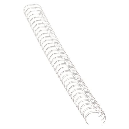 Boudins à double boucle de métal blanc