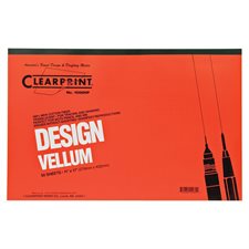 Bloc de papier vélin Clearprint 11 x 17 po.