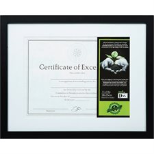 Cadre en bois noir certifié FSC
